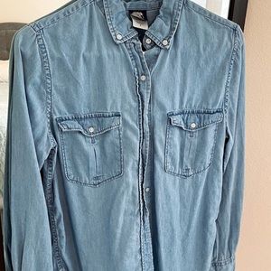 Route 66 Blue Button Down Shirt Size Small